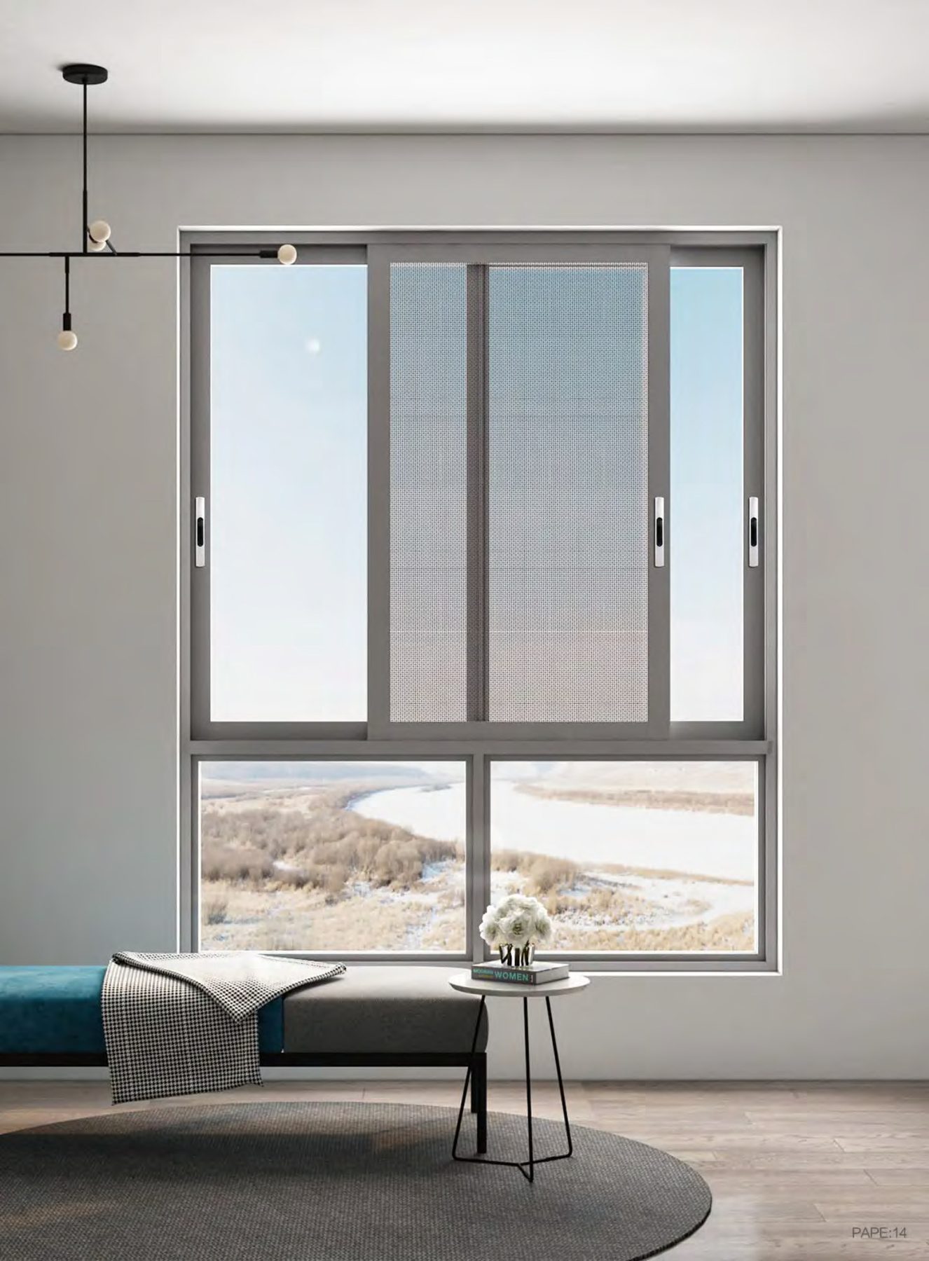 65 Series Thermal Break Casement Window — Vanora aluminum windows and doors
