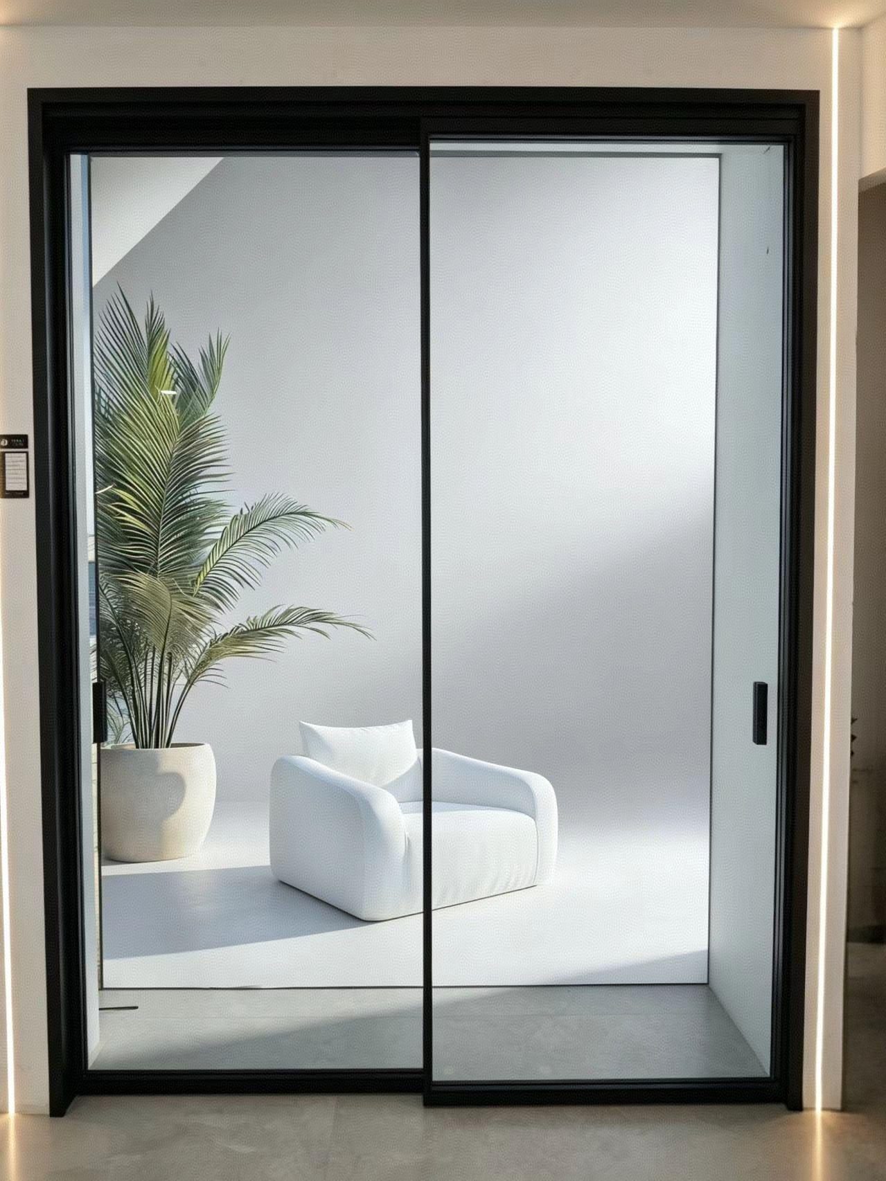 16 / 45 Series Narrow-Frame Interior Door & Partition in a project